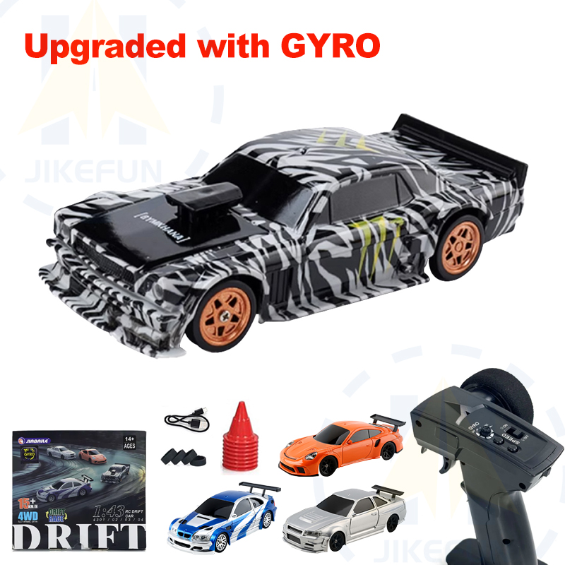 Rc Hobby Drift Car - Upgraded Gyro 1/43 RC Drifting Car