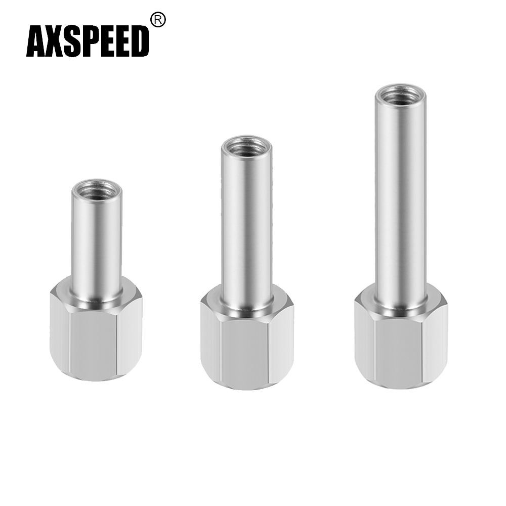 Wheel Hex Adapter - AXSPEED 4Pcs Metal Nuts Wheel Hub