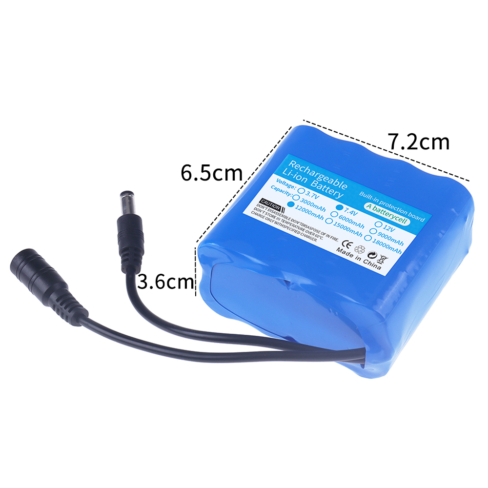 2S4P 18650 Lithium Battery 7.4 - Rc Hobby Boat avis et prix