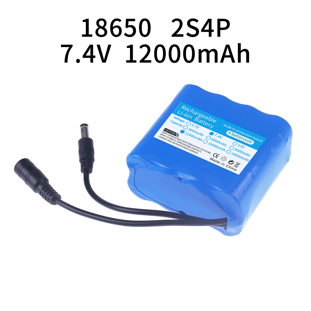 2S4P 18650 Lithium Battery 7.4 - Rc Hobby Boat avis et prix