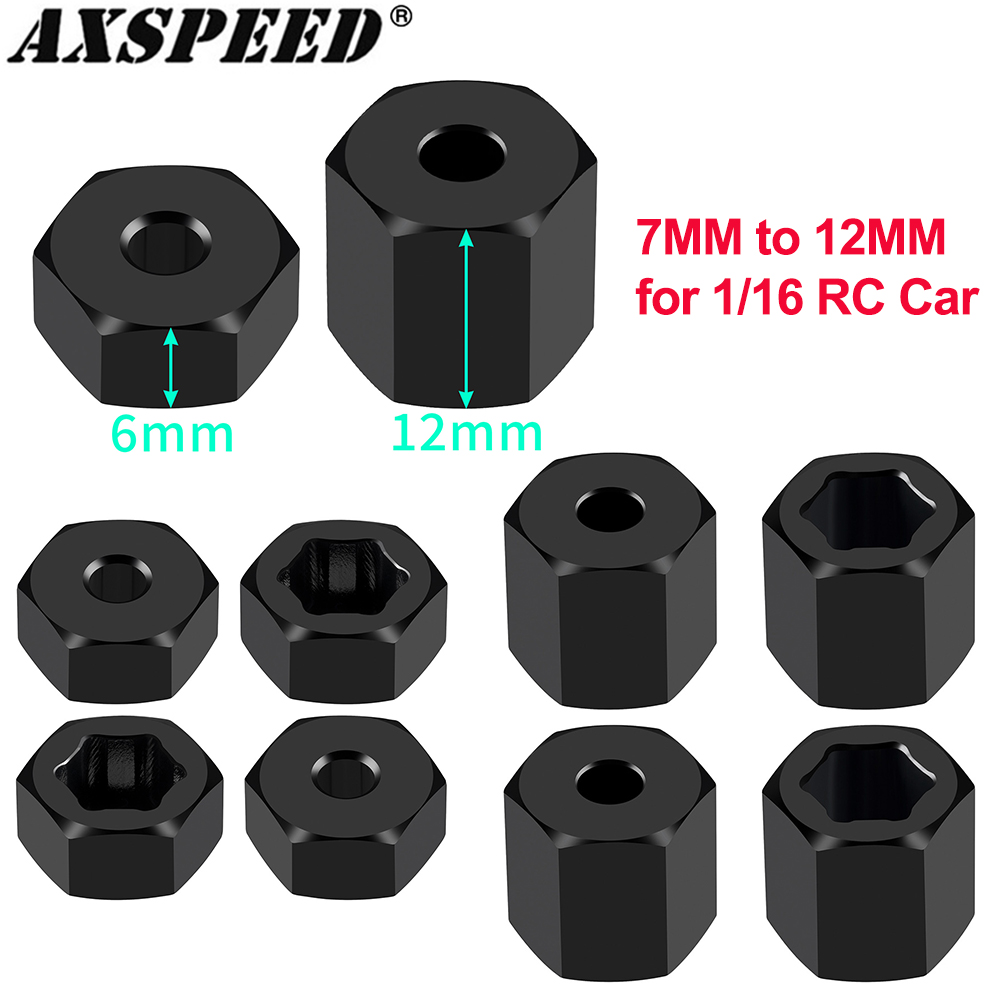 AXSPEED 4Pcs Aluminum 7mm to 1 - Wheel Hex Adapter avis et prix