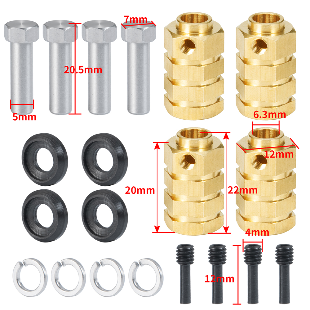 YEAHRUN 4pcs 15/20mm Heavy Dut - Wheel Hex Adapter avis et prix