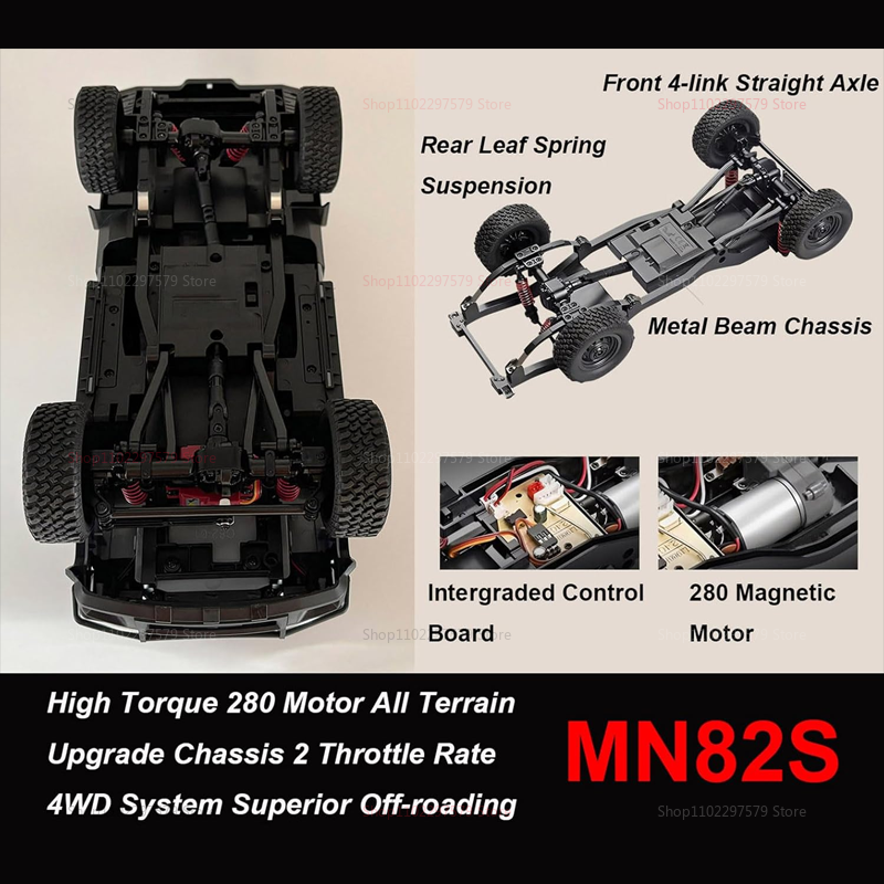 MN82 MN82S RC Crawler Truck 1/ - Rc Hobby Drift Car avis et prix