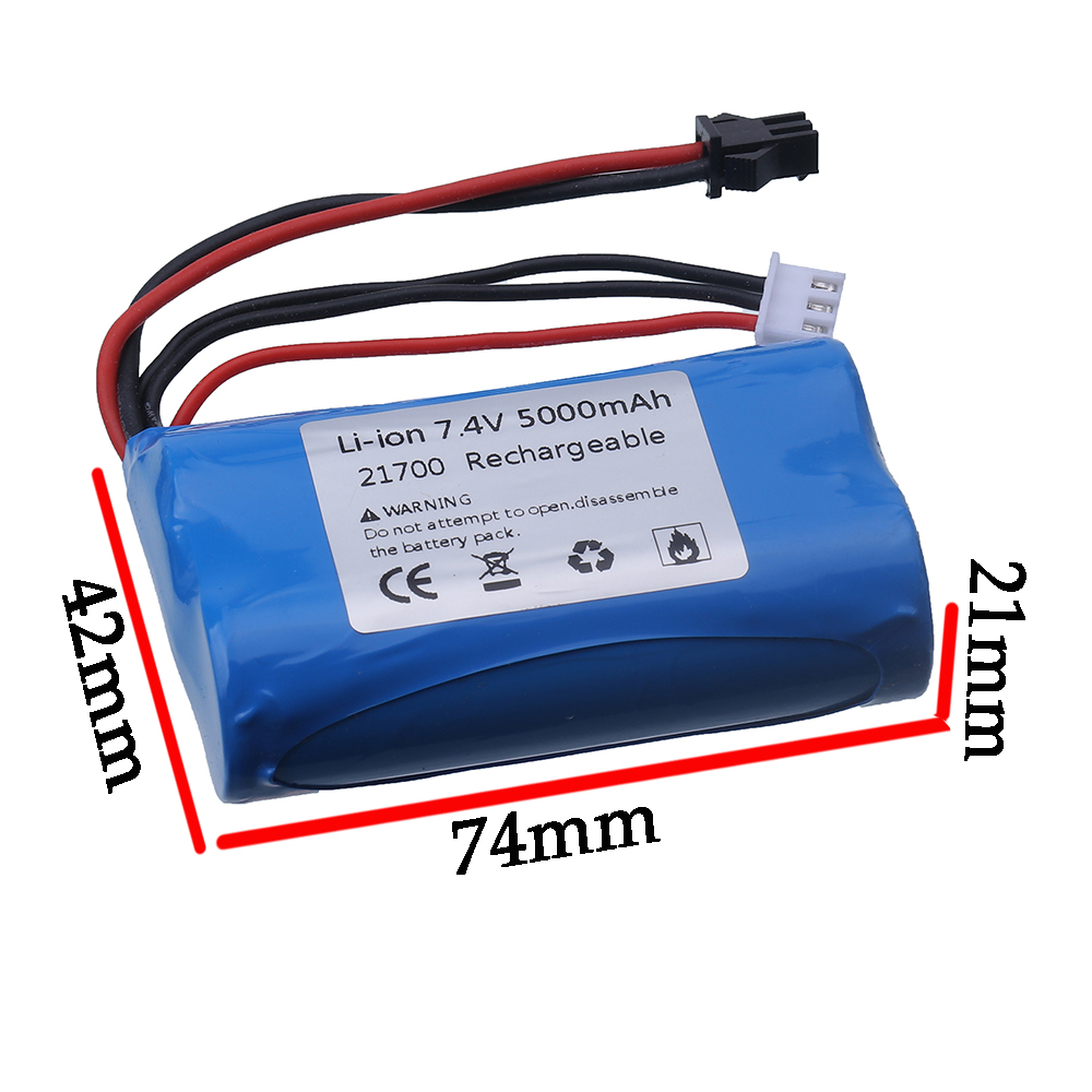 (SM Plug) 7.4V 5000mAH 21700 L - Rc Hobby Boat avis et prix