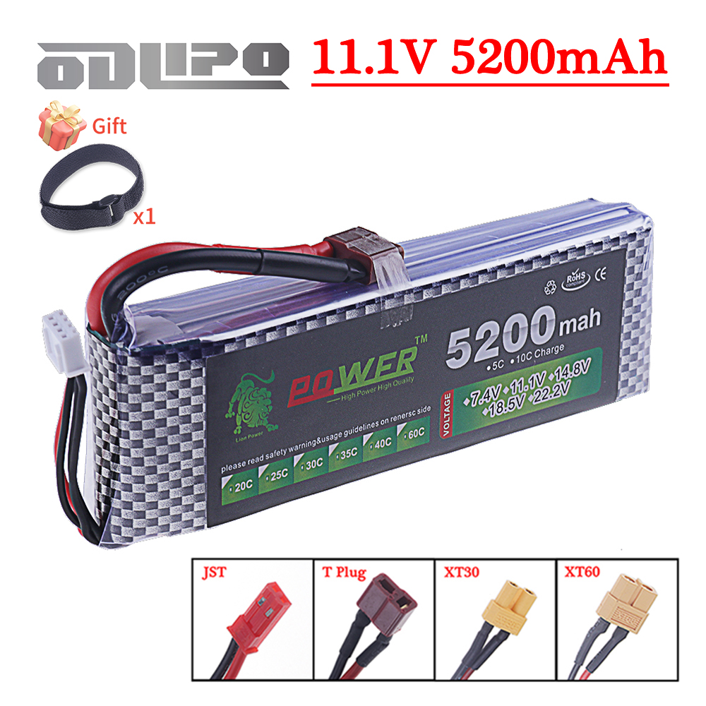 3S Lipo Battery 11.1V 5200mah  - Rc Hobby Boat avis et prix
