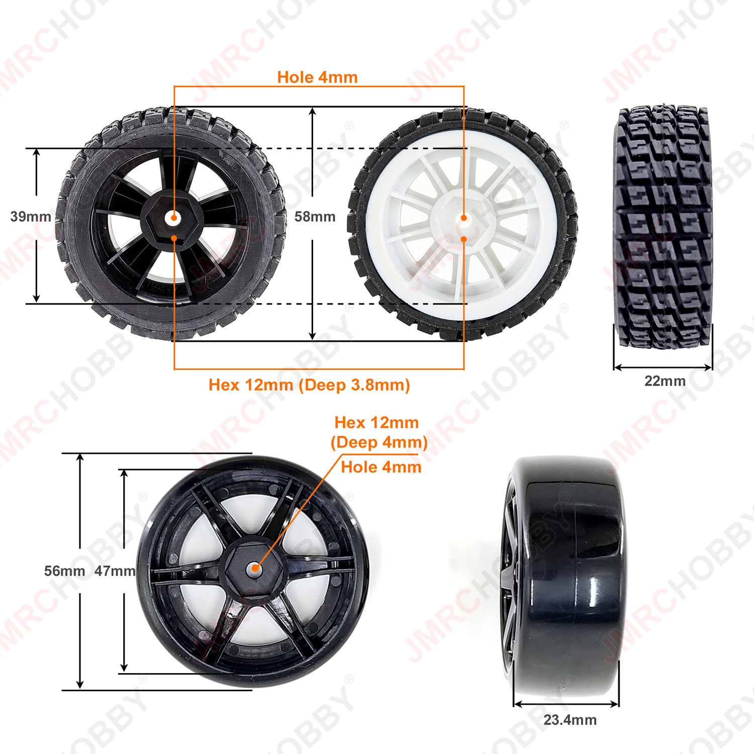 Original MJX Hyper Go 14301 14 - Wheel Hex Adapter avis et prix